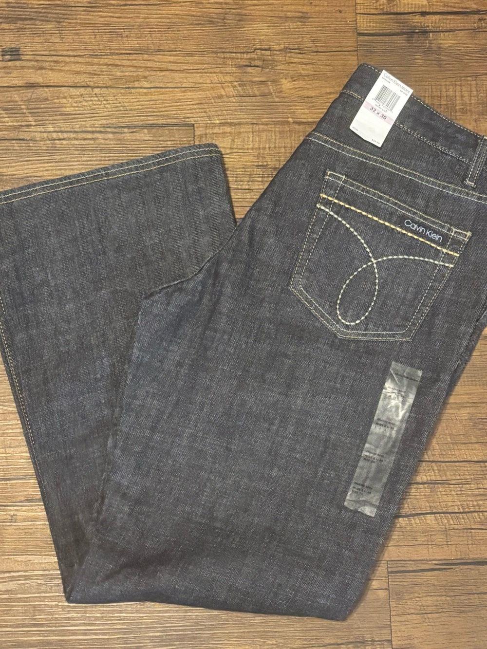 Calvin Klein Jeans Dark Indigo Relaxed Bootcut Women Jeans